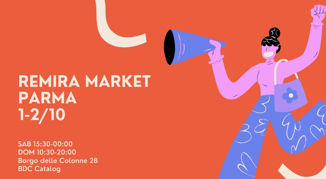 Torna in città REMIRA MARKET

Appuntamento Sabato 1 e Domenica 2 Ottobre

Pronti a rifarvi il guardaroba per l’autunno?? 🧣👗👖