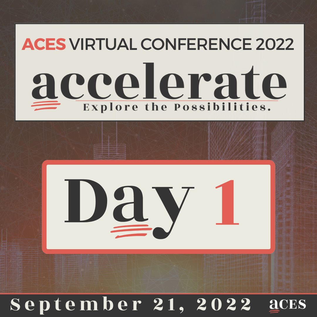 ACESEditors's tweet photo. Day 1 of #ACESAccelerate is flying by. How is everyone doing?

Be sure to refill your water and take a short break to refuel for the afternoon! 

Swipe to see the 2 p.m. and 3:45 EDT Breakout Sessions. https://t.co/gYfrb1zjDQ