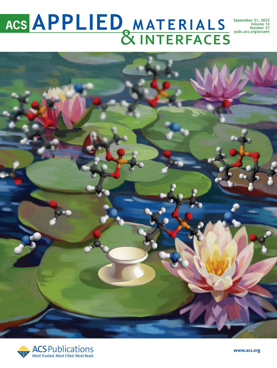 Glad to see our supplementary cover out. Thanks to <a href="/Ella_Maru/">Ella Marushchenko</a>
<a href="/ACS4Authors/">ACS for Authors</a> 
#MyACSCover

We report part-per-trillion trace selective gas detection. Our research aims at detecting chemical threats early and afar to maintain our world's beauty, tranquility, and peace