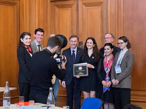 spacecyberlaw's tweet photo. Yesterday, UNL sponsored the @iisl_space Manfred Lachs Moot Court Finals at @IACParis2022.
This international and space law competition is unique in the world, and the competitors argued before justices from the International Court of Justice. Congrats to this year's winners! https://t.co/UODmbUZ0ht