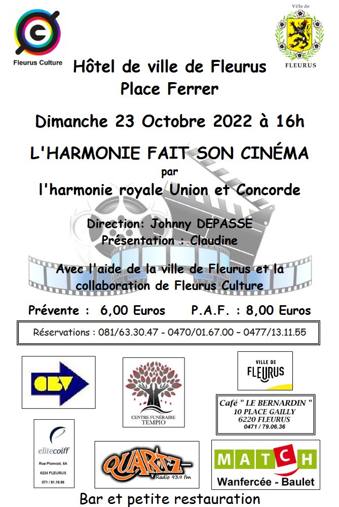 L’Harmonie fait son cinéma dlvr.it/SYlCgQ
