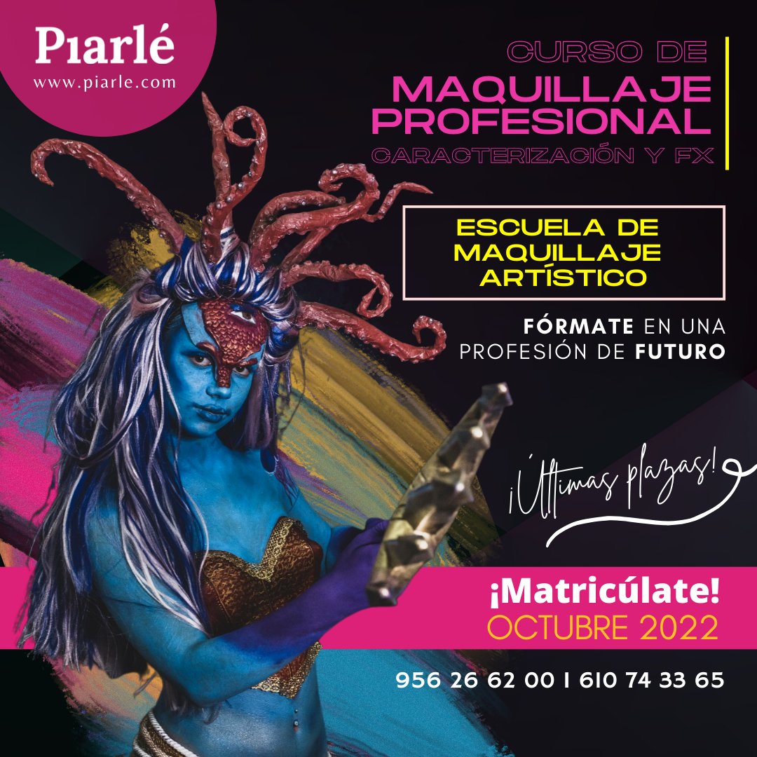 makeup_piarle's tweet photo. 📢 Nueva 𝐂𝐎𝐍𝐕𝐎𝐂𝐀𝐓𝐎𝐑𝐈𝐀 𝐎𝐂𝐓𝐔𝐁𝐑𝐄 2022 📢➡ ¿Quieres convertirte en maquillador@ profesional? 💄 Descubre nuestro ❤❤ #CURSO DE #MAQUILLAJE PROFESIONAL, CARACTERIZACIÓN Y FX ❤❤

✅ Más info y temario: https://t.co/vG8T2MGMa5
✅ 956 26 62 00 o 610 74 33 65. https://t.co/bcNIxieYCr