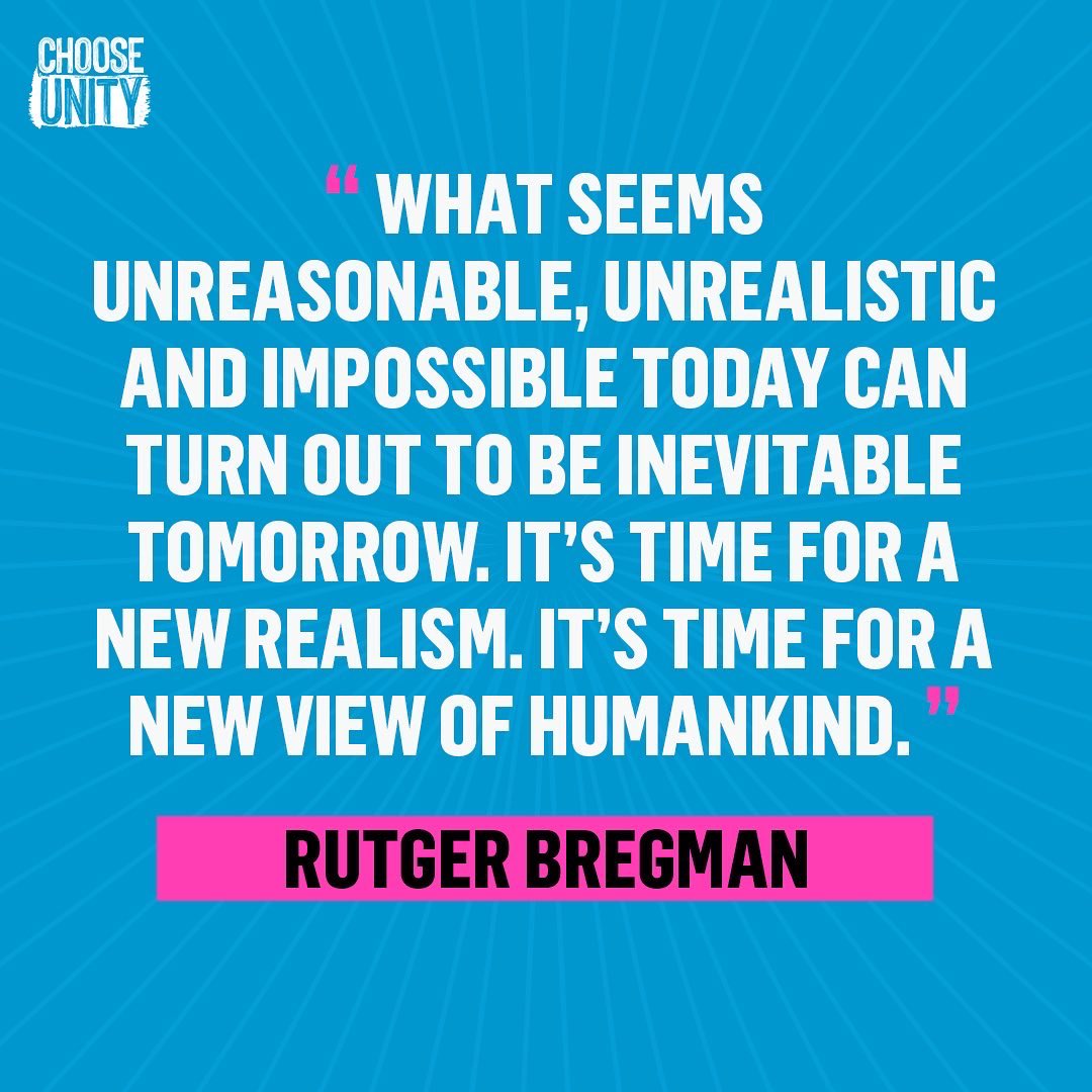 wechooseunity's tweet photo. If you’ve been following @wechooseunity, you know we love good books that bring people together– on that basis, we strongly recommend Humankind by Rutger Bregman.
#humankindness #wechooseunity #onepeopleoneplanet #HumanNature https://t.co/m1LW1l8h9z