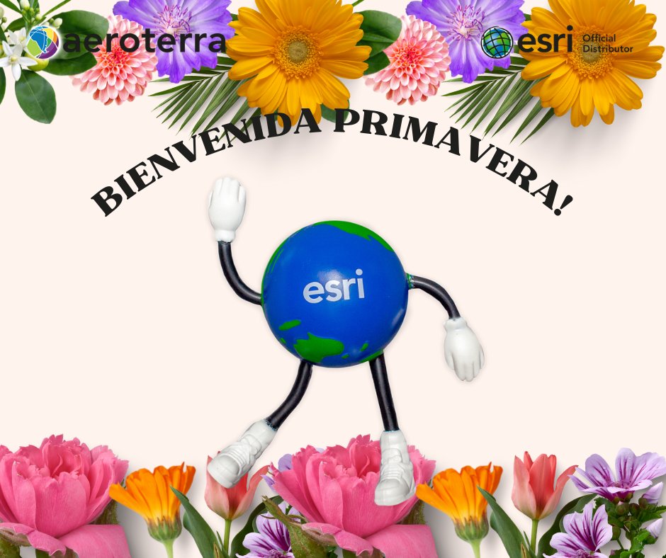 Desde Aeroterra te deseamos un feliz comienzo de primavera y que florezcan todos tus proyectos! ☀️🌻💛🌈

#Aeroterra #Esri #Argentina #Uruguay #ArcGIS #GIS #SIG #primavera #diadelestudiante #digitalmarketing #technology #creativity #future #socialnetworking #branding #mapping