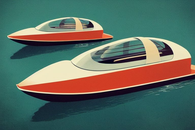 CJ_NFA's tweet photo. @elonmusk @ChewSamson @teslaownersSV @Teslarati "Little electric Tesla boats with a retro-futuristic Victorian design"

A I. doing its weird thing. https://t.co/pIgdZk007m