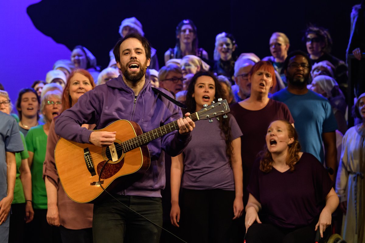 tomwbird's tweet photo. Here's some of our #subordinate community-focussed work on the main stage, for the longest run of the year bar panto, @YorkTheatre. 

It's the absolute beating heart of us.

[photo by @JaneHobsonPhot1]

#itsnotsubordinate #RSC https://t.co/Pnc0LFBfee