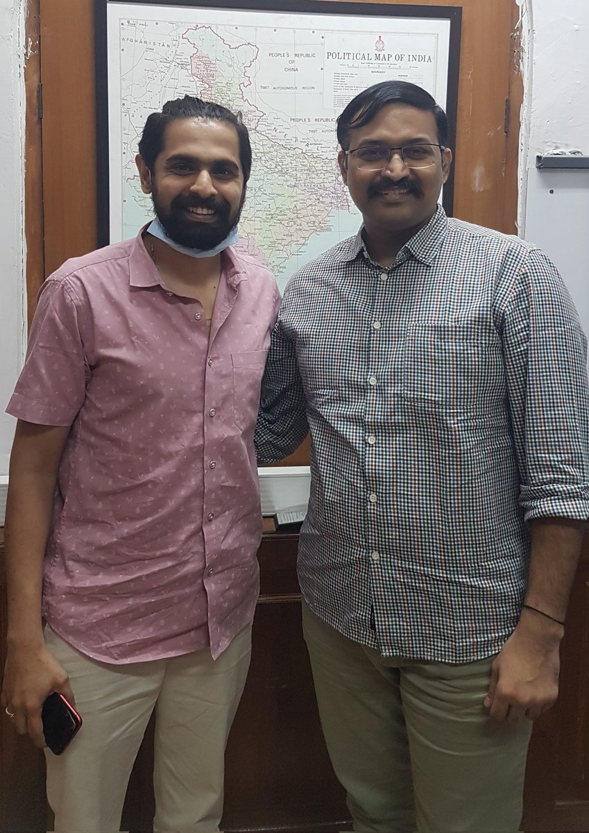 Abhis_chaudhari's tweet photo. Great Bhet with national award winner @ArohWelankar today.
From Purushottam Karandak to OTT to Marathi film industry to offcourse politics..
#NationalAward #Funral https://t.co/OcW32nBAem