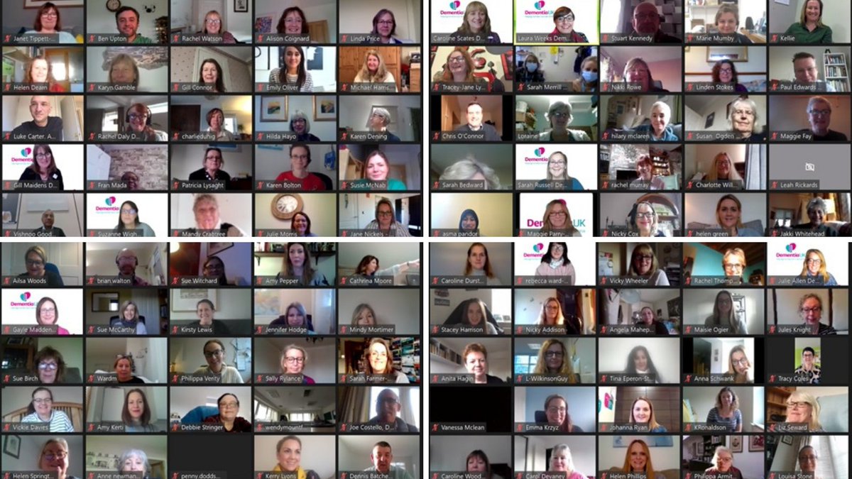 DementiaUK's tweet photo. We're welcoming over 300 of our #AdmiralNurses to this year's virtual #ANForum2022 tomorrow! Our nurses from around the UK will have the opportunity to connect, and share knowledge and learning. The theme this year is ‘Courageous conversations in Admiral Nursing’ ⭐️ https://t.co/GKZApUGGAI