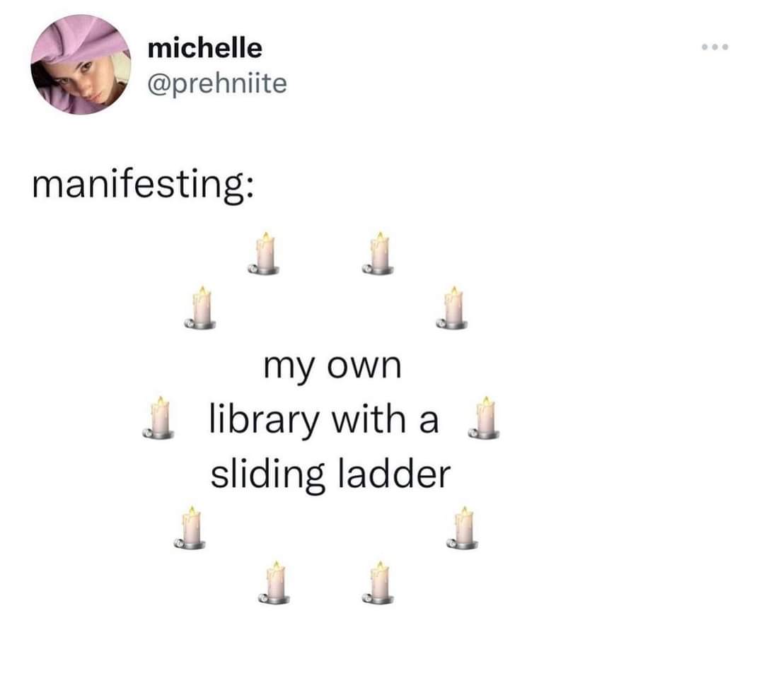 TurnerPubLib's tweet photo. Until this manifestation works, we've got plenty of books 😉 https://t.co/6gCywpzvc2
