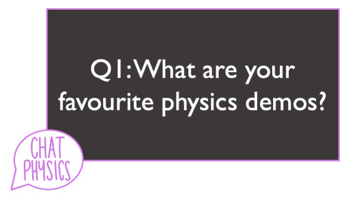 ChatPhysics's tweet image. Q1: What are your favourite demos or activities for open evenings?
Do you like to bring out the sparks and flashes?⚡️
Or do you like to present content students will be seeing when they get to class.📝
Remember to tag #ChatPhysics in your replies!