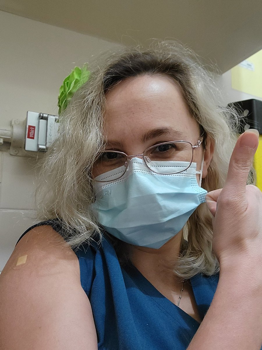 I'm boosted again!  #GetVaccinated #HealthcareWorkers #healthcare #COVID19 #BivalentBooster #Moderna #protectyourhealth
