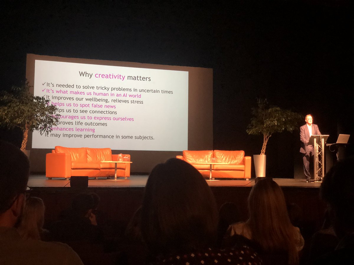 dotartschools's tweet photo. Inspiring conference today @CChangeNW Exciting panel discussions and speakers talking about how we can integrate creativity into the curriculum. Special thanks to Emily Reid @StBernardsep #creativitynw https://t.co/uoGcRvRvbo