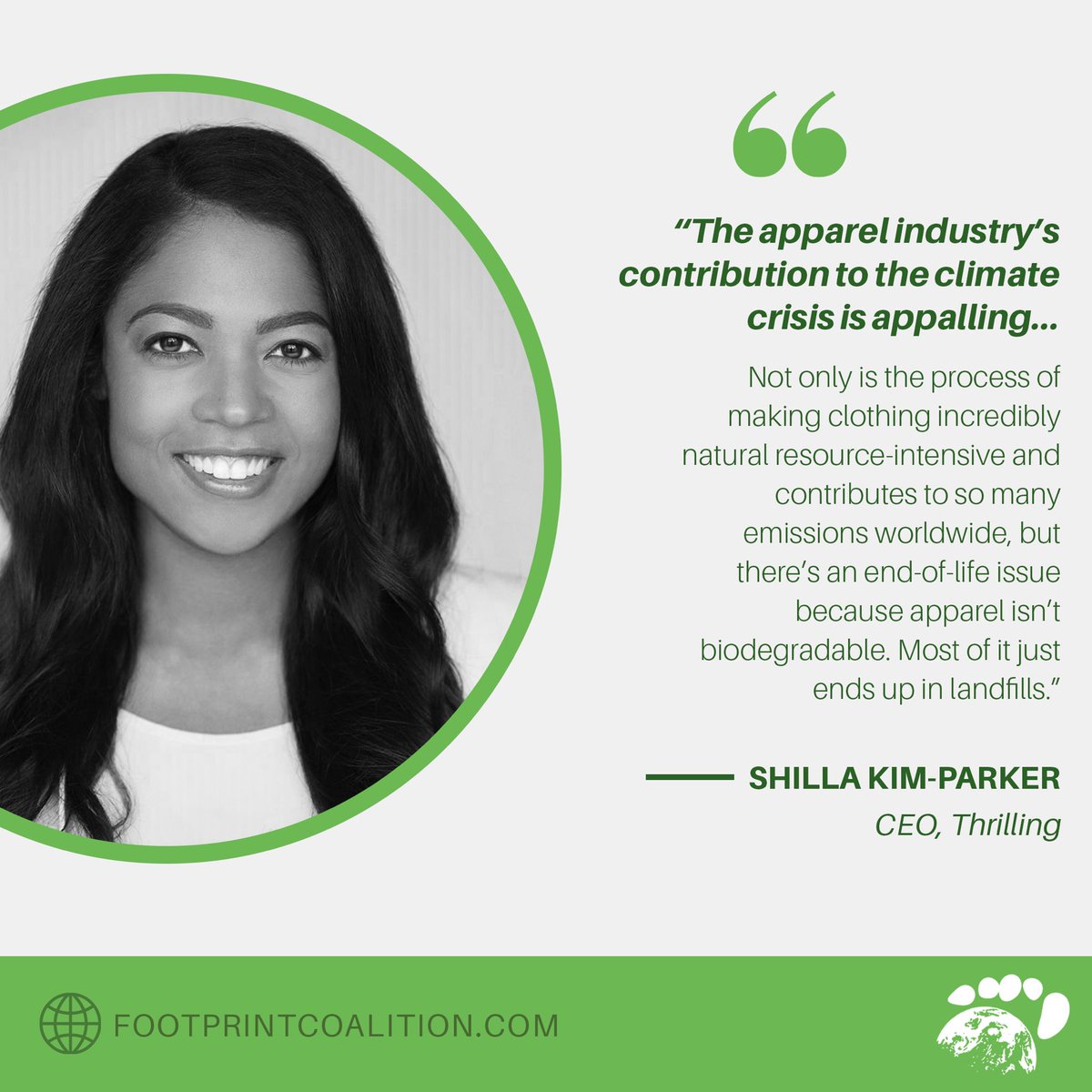 FootPrint Coalition tweet media