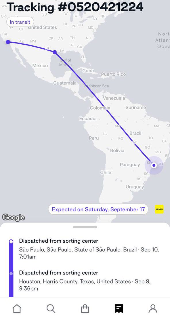 SabreEthereum's tweet photo. Another ‘Shop Floki’ meeting complete.

#Floki Merch Store tracking example in progress.

Shipment arrives in Brazil, paid with $Floki.

We will aim to ship worldwide.

Because Floki is, Worldwide. https://t.co/Lj86F1XPUY