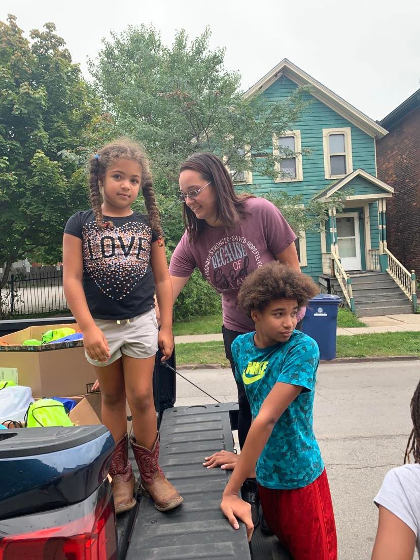 FONPBuffalo's tweet photo. Our day of Gratitude continues! We were lucky enough to be visited by the Ricketts Family who brought hundreds of blessing bags for us to hand out! https://t.co/26XBCJ4Ijx