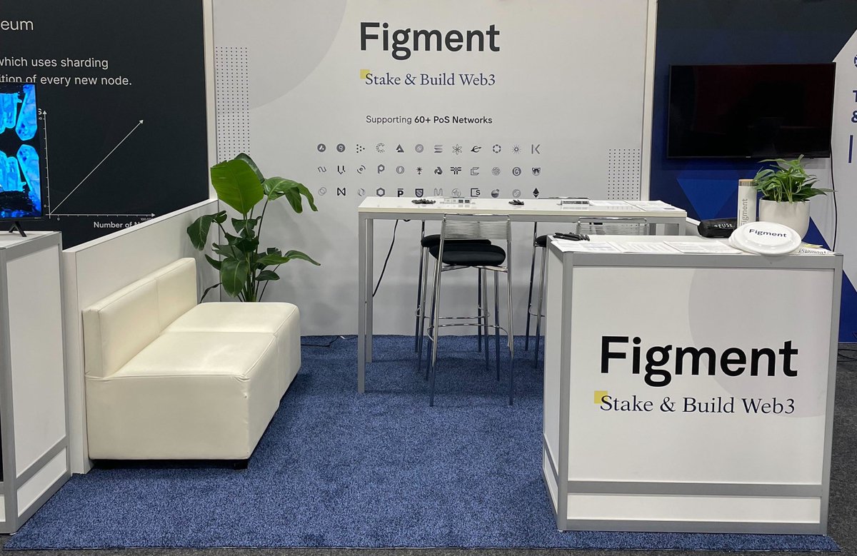Figment_io's tweet photo. We're at @MessariCrypto's #Mainnet2022! 🎉 

Come by our booth to learn more about #ProtocolStaking and meet our team! https://t.co/r9nPp2VKMC