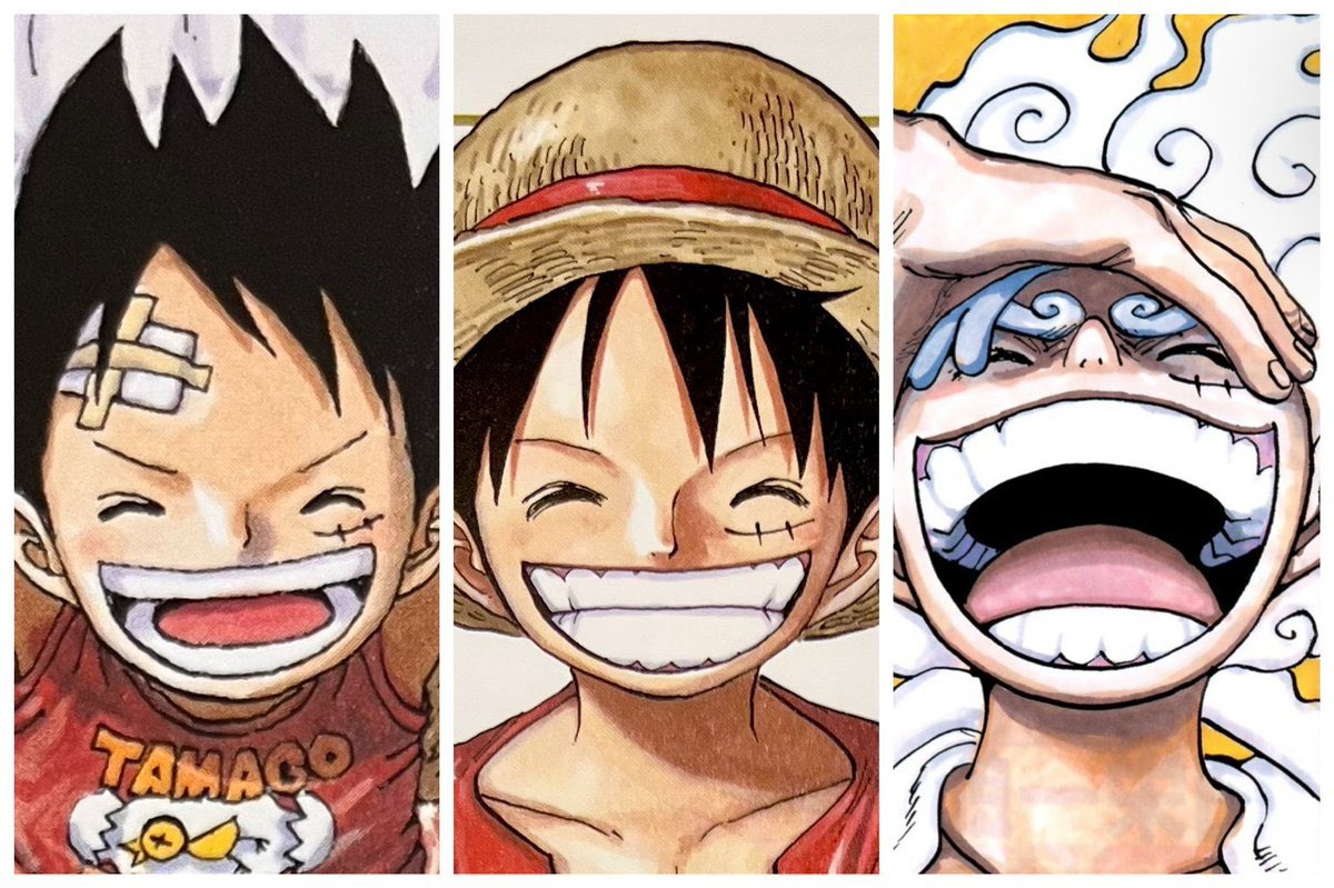 Evolution of MONKEY D. LUFFY