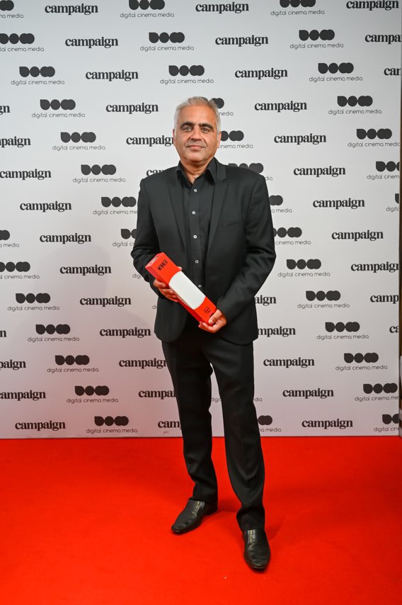Big congrats to our own Raj who received the award for Talent - Best Contribution To Cinema at the DCM Awards last night.
This award celebrates over 20 years of Raj championing cinema, going above &amp; beyond to get the best from the growing opportunities that the medium presents.