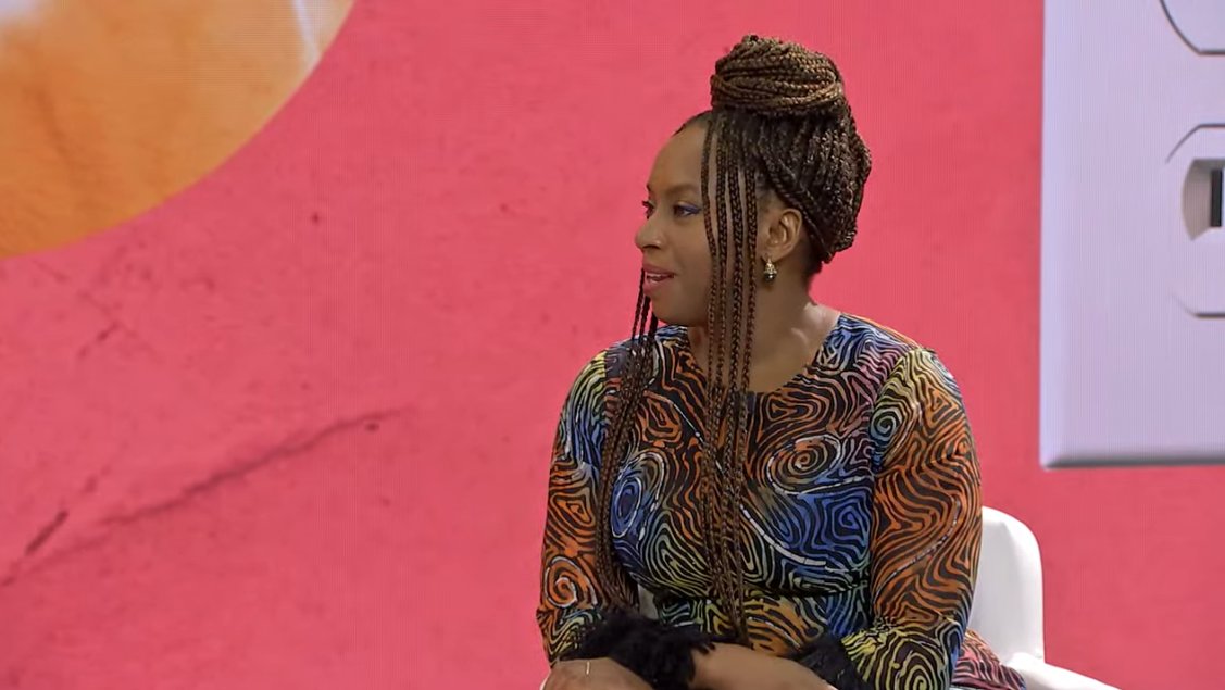 CCSImpact's tweet photo. "I really believe in the ability of human beings to do better. We can remake things to benefit everyone." - Chimamanda Ngozi Adichie (@ChimamandaReal) #Goalkeepers2030 @gatesfoundation https://t.co/1FnmIXiVhb