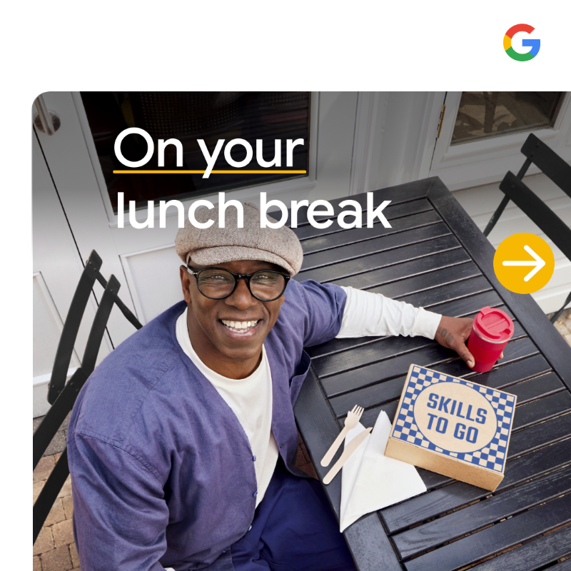GoogleUK's tweet photo. @googleuk is teaming up with @IanWright0 to help people across the UK learn new career or business skills for free with Google training. Any time, day or night. Find a course for you now. Visit https://t.co/agnkDVUxxT