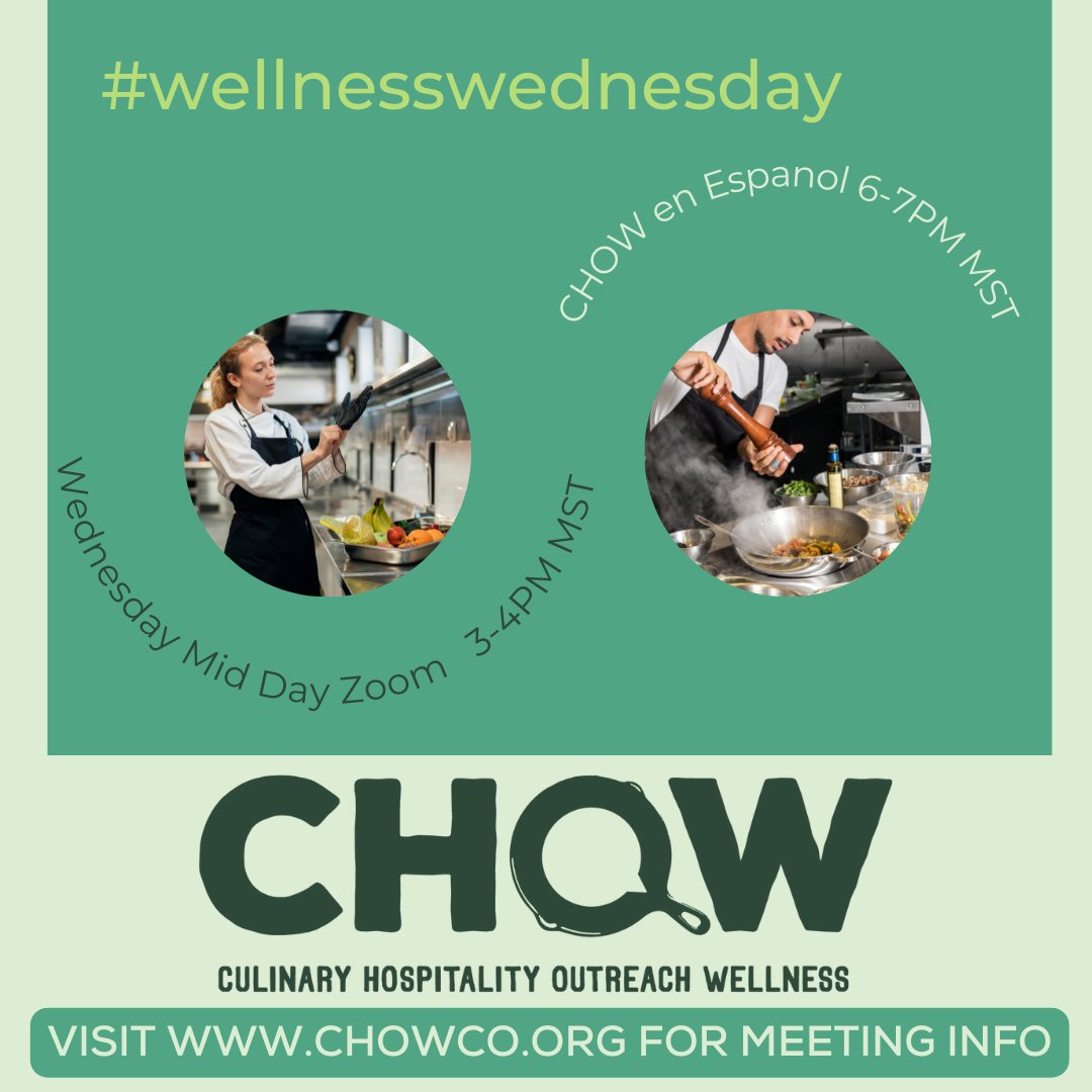 #wellnesswednesday is the vibe! Join us today at chowco.org