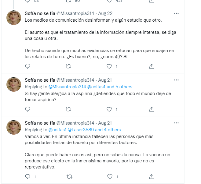 MatiMatarredona's tweet photo. @Missantropia314 @aliciacgviolin @aulliditos @afotoquimico @christianperez @Esquirolet1 @Dictatriz Aquí los tuits que dejan claro que no te enteras, que dices incoherencias y tienes una gana de proenfermedad insuperable. Vamos, que hasta la #EsLejíaClO2 https://t.co/WTzDf46ftq