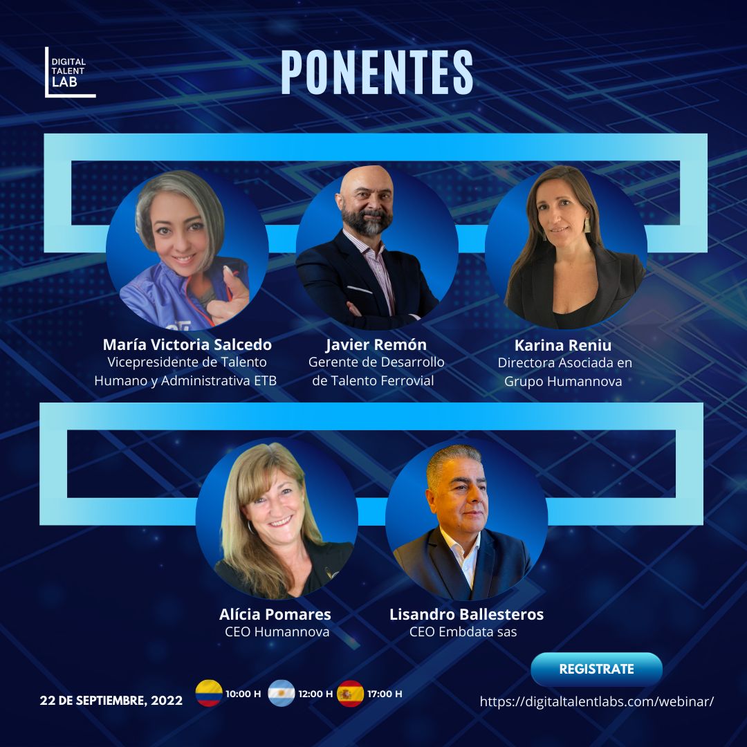 AliciaPomares's tweet photo. Mañana tenemos un webinar muy muy interesante. Desde #Colombia #Argentina y #España vamos a conversar sobre la nueva realidad de #talento y #tecnología
👇👇👇 con @DigitalTalentL @ETB
@ferrovial @Humannova https://t.co/75mBsnc90H https://t.co/9QVyhDXqYy