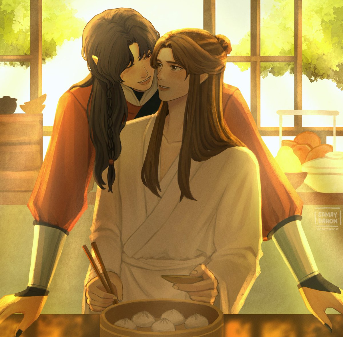 limerens_'s tweet photo. a lazy afternoon’s solace ☀️🍃

#hualian #TGCF #天官赐福 https://t.co/UQszpKrPKE