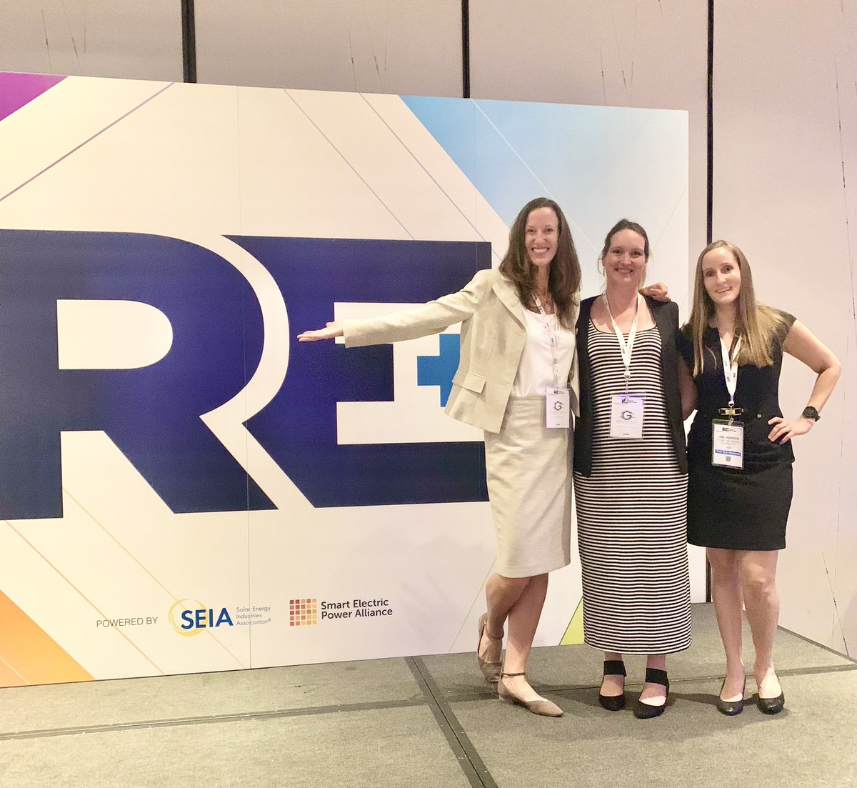 LisaLDeMarco's tweet photo. Thank you, @WRISEnergy, as always for hosting another inspiring event at #replus22! So great reconnecting w/old friends &amp; meeting many new colleagues ❤️ #replus #replus2022 #solarpower #cleantech #womenintech #womeninstem #energytwitter https://t.co/3jrmzKrsUt