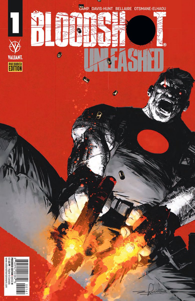 ValiantComics's tweet photo. The day has finally arrived. Duty unbound. Power unmatched. BLOODSHOT UNLEASHED #1 is on sale now!

What are you scrolling on Twitter for? Go get it before it’s gone!

#StayValiant https://t.co/Ztikci7tbf