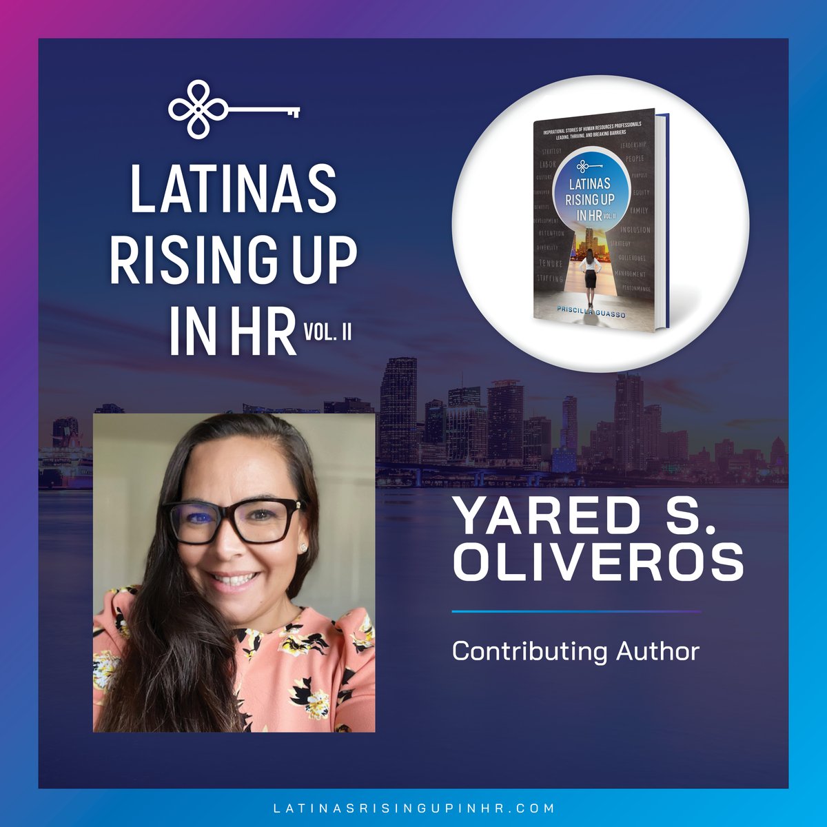 LatinasInHR's tweet photo. Meet one of our contributing authors in Latinas Rising Up In HR Volume II. Yared S. Oliveros is a Sr. DEI Business Partner with 11 yrs of HR experience. Learn from her impactful story along with 15 other women who collectively bring 200 yrs of HR experience. #latinasinhr #hhm https://t.co/cu2zvw8NMx