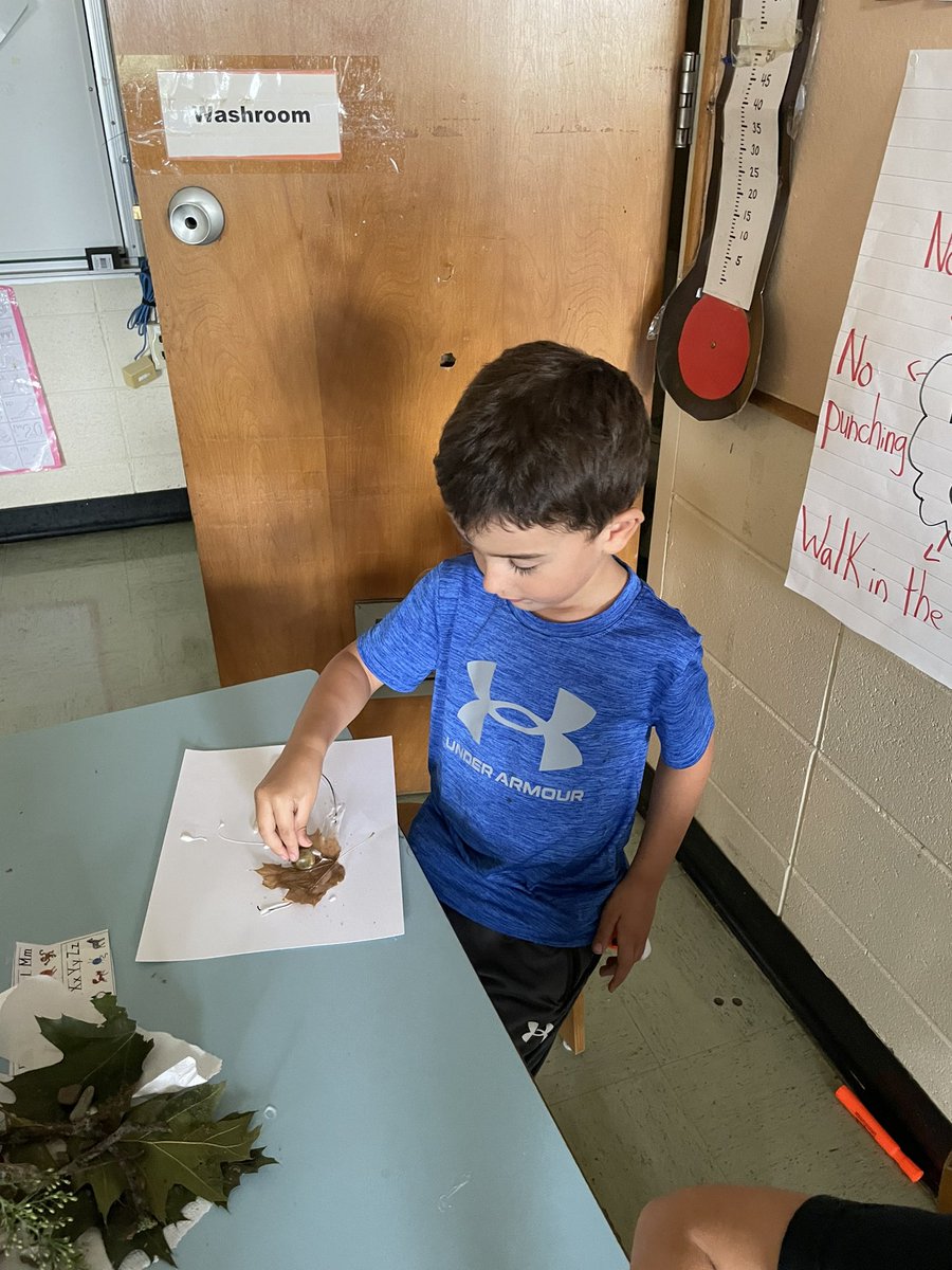 ncoricgnspesca1's tweet photo. We made the first letter of our names with items we found on our playground @PWES_AVRCE https://t.co/NyV79XjN0W