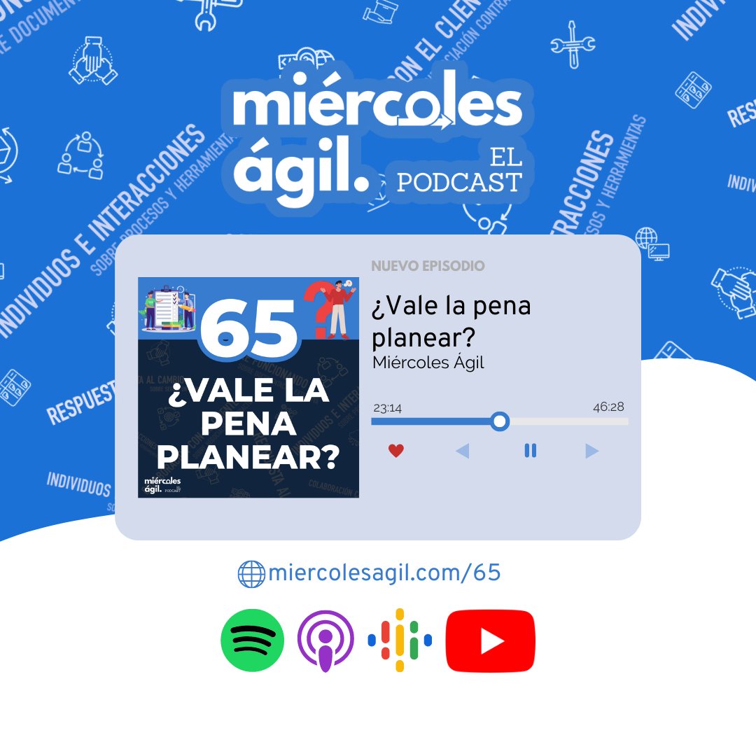 Miércoles Ágil Podcast tweet media