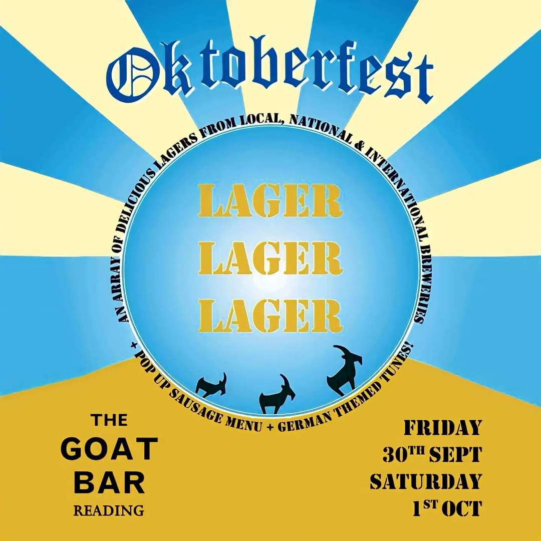 TheGrumpyGoat_'s tweet photo. Lager, lager, lager!!!! π»π»π»
Come and celebrate Oktberfest with us at The Goat Bar ππ»π₯¨
This is a free event π
#oktoberfest #lagerlagerlager #goatbar #sausage #lederhosen #party #bratwurst #frankfurters #sourkraut #mustard #friends #community #unionst #rdguk https://t.co/RjDAETnKj5