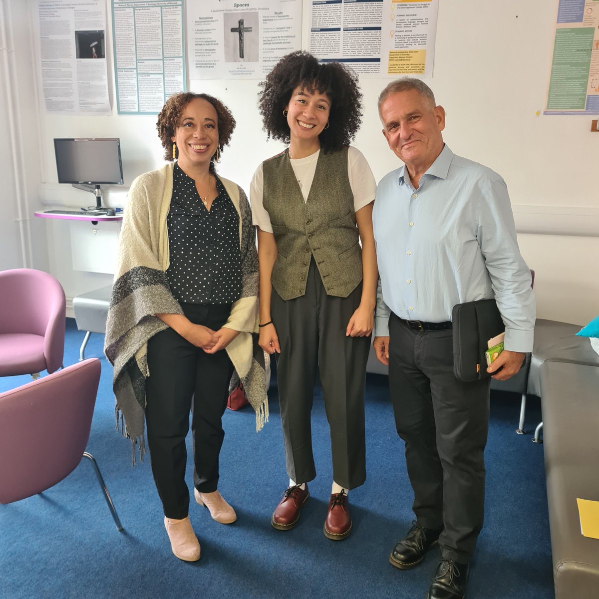 🎉 Congratulations to Dr Tana Forrest on a successful viva today for her PhD "Multiplicitous Existences: Mixed Race Identities in Coventry" supervised by <a href="/uncomfy/">uncomfy</a> &amp; <a href="/khursheedwadia/">khursheed wadia</a>. Tana is pictured with her examiners <a href="/BaggieJohn/">John Solomos</a> &amp; Dr Chamion Caballero of @MixedMuseum #phdlife