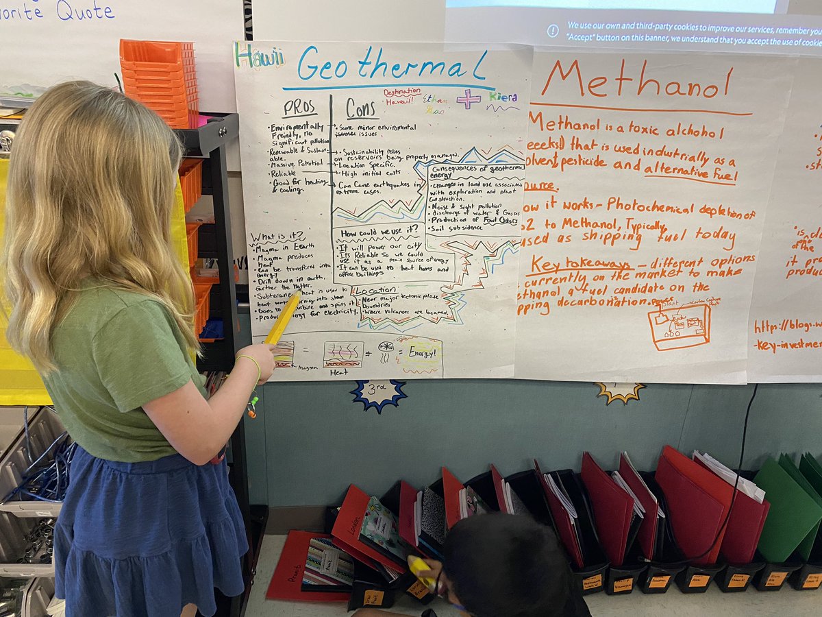 EmmettMichele's tweet photo. 5th grade researching renewable energy sources for our future city. Some great futuristic ideas! @Donald_ES #lisdgt #donaldstem https://t.co/88LX8lSEov