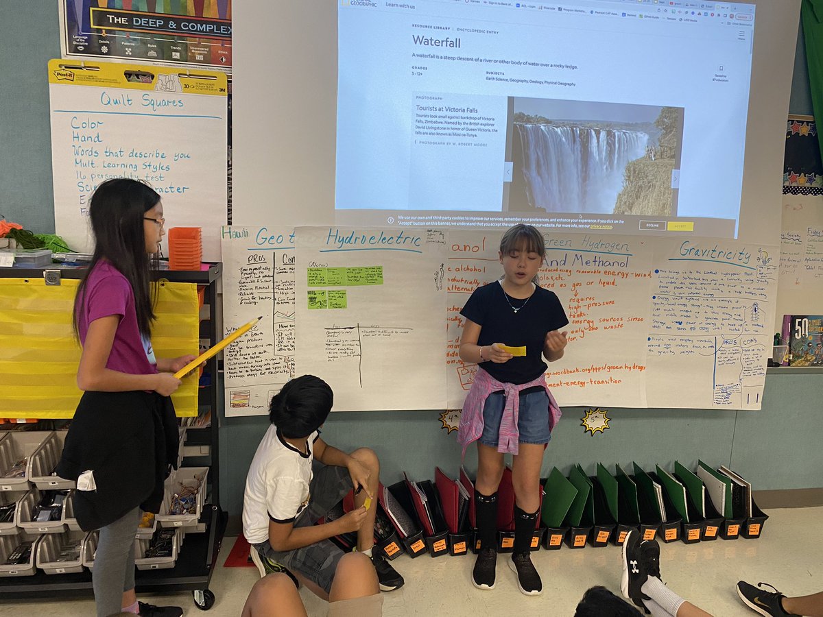 EmmettMichele's tweet photo. 5th grade researching renewable energy sources for our future city. Some great futuristic ideas! @Donald_ES #lisdgt #donaldstem https://t.co/88LX8lSEov