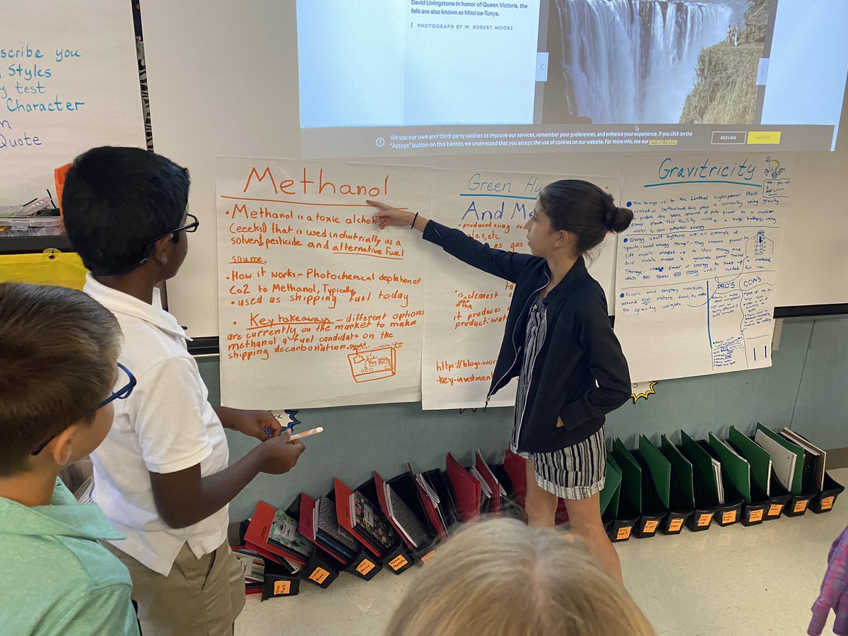 EmmettMichele's tweet photo. 5th grade researching renewable energy sources for our future city. Some great futuristic ideas! @Donald_ES #lisdgt #donaldstem https://t.co/88LX8lSEov