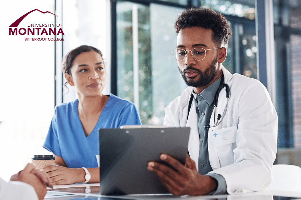 AccelerateMT's tweet photo. @UofMBitterroot's #RapidTraining course, Patient Access &amp; Registration Professional covers patient care ethics, insurance billing, and more.
Course Dates: 9/26 – 12/12.
Application deadline: 9/21.
For more information and to register, call 406-375-0100 #Healthcarejobs https://t.co/aHaZseJ0MK