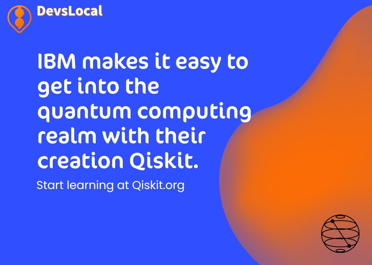 devs_local's tweet image. Start learning quantum computing at qiskit.org. Experiment with a quantum circuit with their well designed UI. Try the different ways to learn, you can read through their textbook or you can go through their learn section and follow the syllabus they created.
#qiskit