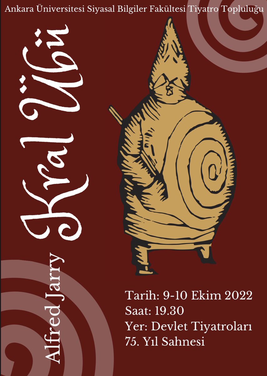 SBFTT YENİ OYUN SEZONUYLA GERİ DÖNÜYOR! 
6 Ekim 18.00 Küçük Amfi
9 Ekim 19.30 DT 75. Yıl Sahnesi
10 Ekim 19.30 DT 75. Yıl Sahnesi

Bilet teminleri için 22-30 Eylül tarihleri arasında Orta Kantin'deki standımıza gelebilirsiniz. Ayrıca DM yoluyla da bilet ayırtabilirsiniz.