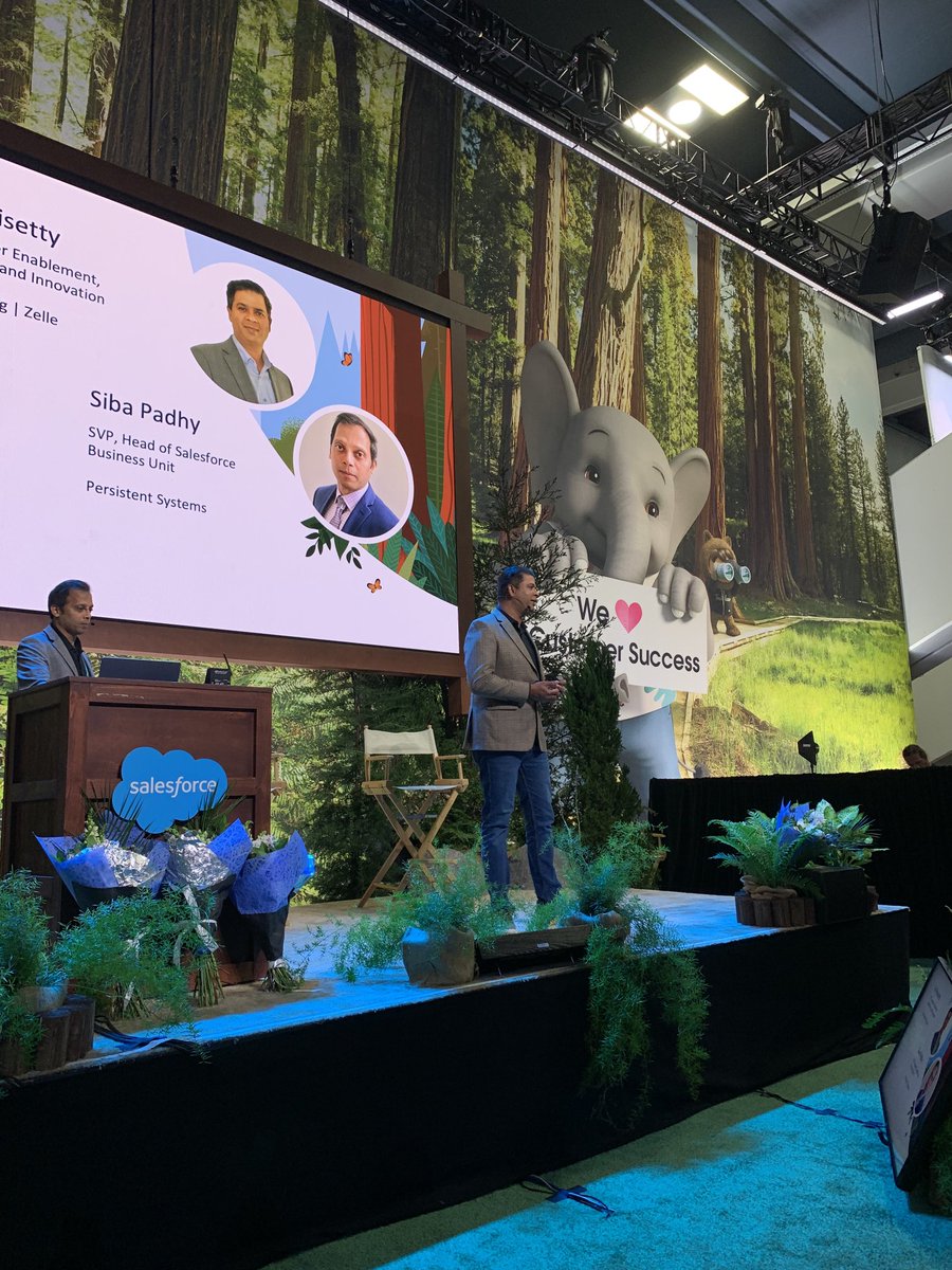SiddMishra's tweet photo. EWS Speaker sharing his perspective on how ⁦@Persistentsys⁩ helped provide seamless Customer Experience using #Salesforce 

#DF22 #CX https://t.co/YO5xmfZmmT
