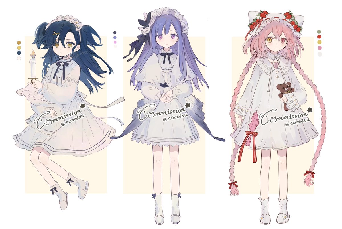 「Commission-睡衣设计 」|ＭakotoINU💕のイラスト