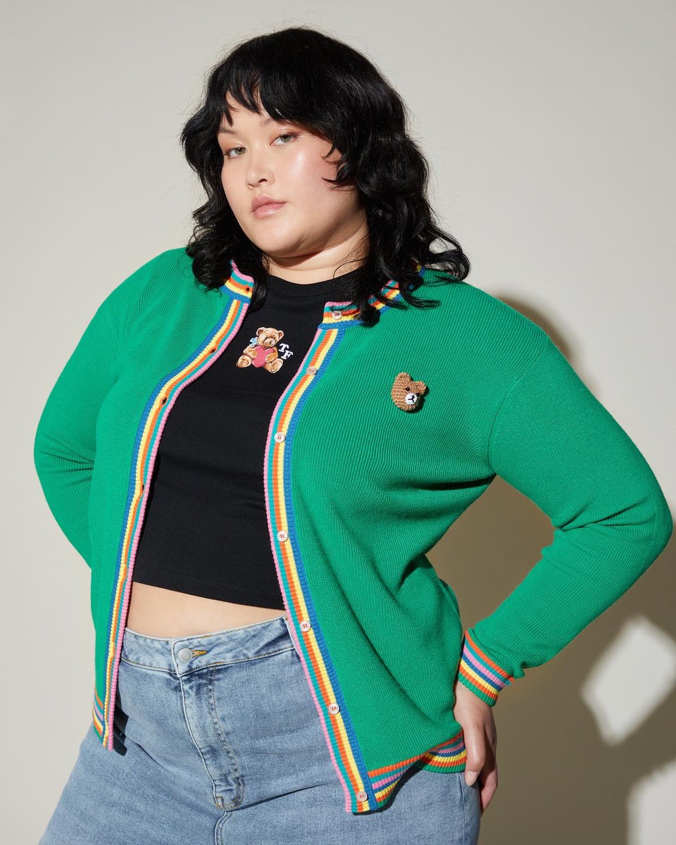 teddyfresh's tweet image. Teddy Fresh is excited to announce our first 100% Recycled Polyester Cardigan!  Recycled polyester is as strong and long-lasting as virgin polyester, but requires 59% less energy, and we reduce CO2 emissions by 32%.  It also keeps polyester out of our oceans and landfills!