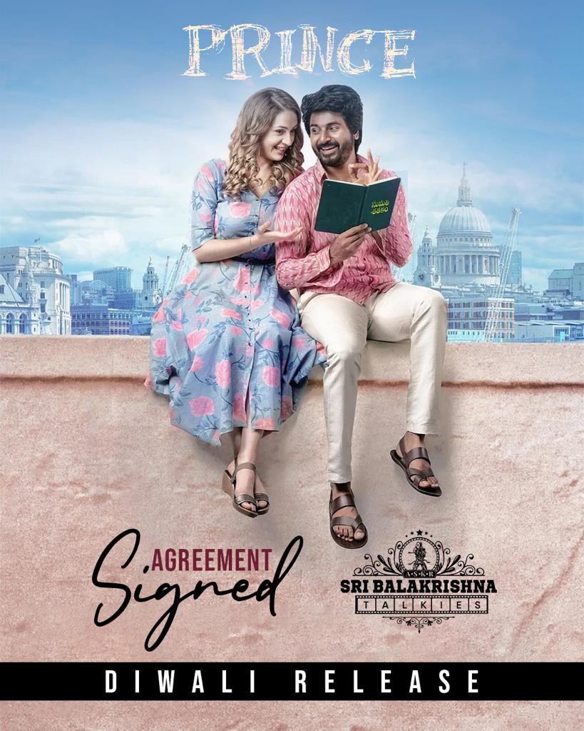 SBKTalkies's tweet photo. We are happy to announce that our theatre has signed the agreement to release PRINCE movie for this Diwali.
:
#prince #Sivakarthikeyan #sk #movietime #balakrishnatalkies #movies #flicks #moviebuff #sribalakrishnatalkies #sbktalkies #thoothukudi https://t.co/BJnXVMQVEN