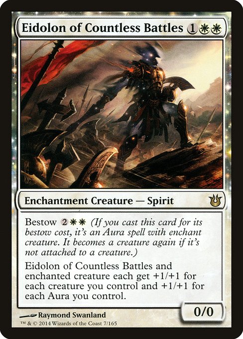 maigicartbot's tweet photo. Random card by #Scryfall is 'Eidolon of Countless Battles', illustrated by Raymond Swanland. New art generated using #CraiyonAI.
#mtg #magicthegathering #mtgcommunity #magic #tcg #mtgart #mtgdaily #mtgcard #craiyon #aiart #aiartwork https://t.co/RSU0KGqgaL