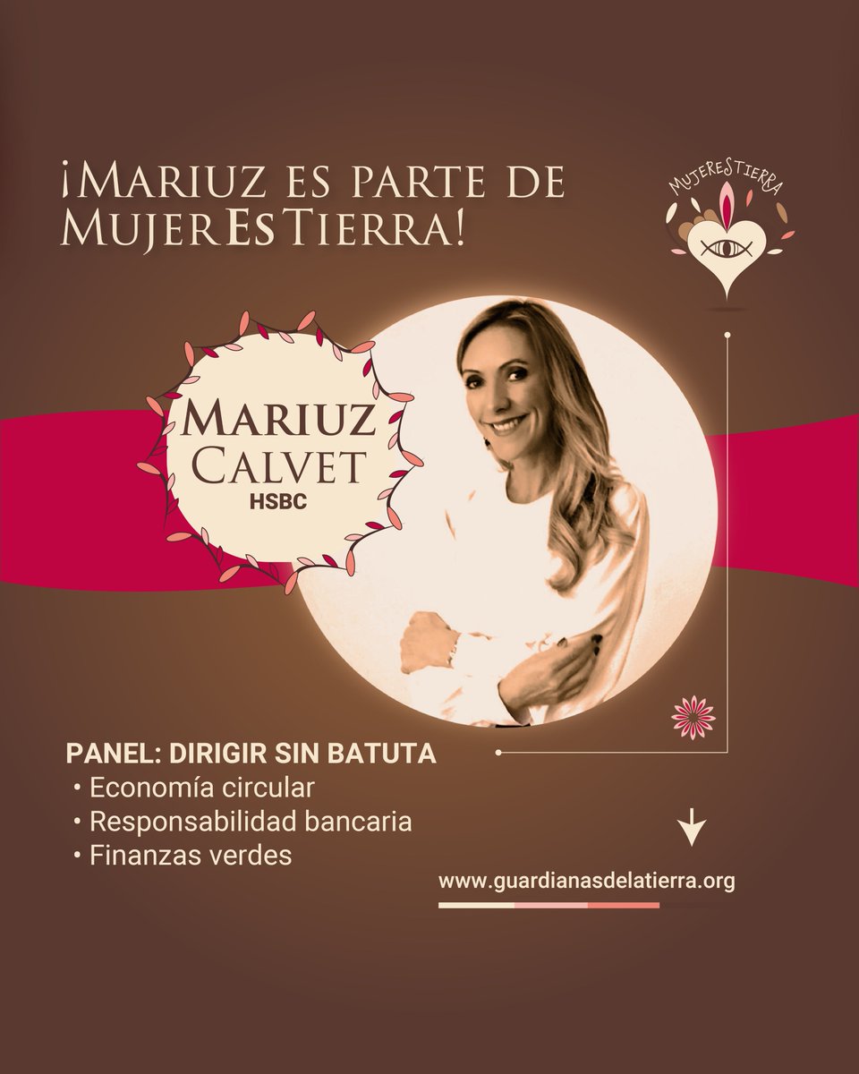 DisruptivoTV's tweet photo. #Invitación para el sábado 15 de octubre.

Conoce a Mariuz Calvet, experta en economía circular, a través del primer panel: Dirigir sin batuta.

 ¡ÚNETE! 👇https://t.co/4ngAPJCGM8

#TierraDeMonte #GuardianasDeLaTierra  #NestléMéxico https://t.co/bQsPiLGcRT