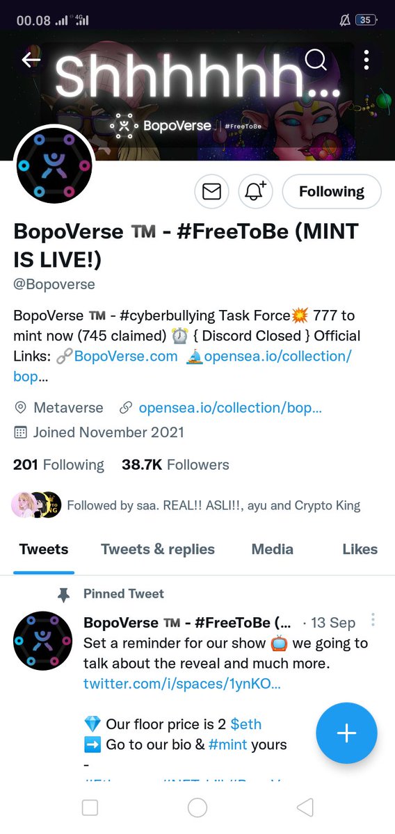 Oxcarwan's tweet photo. @CryptoKing4Ever @Bopoverse https://t.co/JLQcG59PzC
