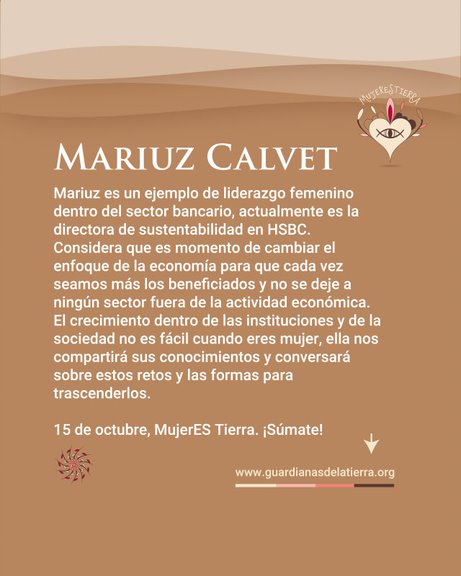 DisruptivoTV's tweet photo. #Invitación para el sábado 15 de octubre.

Conoce a Mariuz Calvet, experta en economía circular, a través del primer panel: Dirigir sin batuta.

 ¡ÚNETE! 👇https://t.co/4ngAPJCGM8

#TierraDeMonte #GuardianasDeLaTierra  #NestléMéxico https://t.co/bQsPiLGcRT