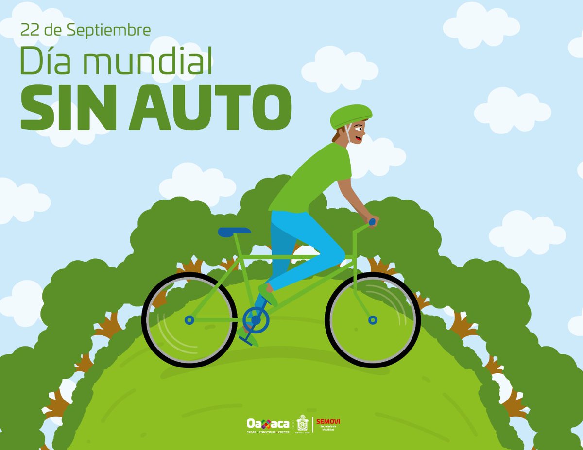 Hoy se conmemora el #DíaMundialSinAuto con el objetivo de desincentivar su consumo que causa un gran impacto al medio ambiente y cambiar la forma de movilizarnos en medios de transporte sustentables.